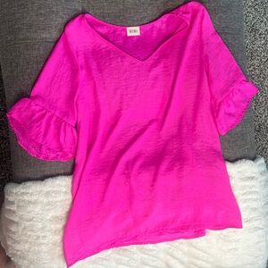 Bipi hot pink blouse